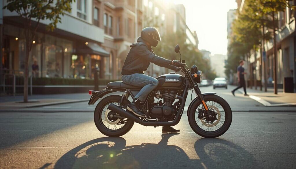 royal enfield guerrilla 450 seat height