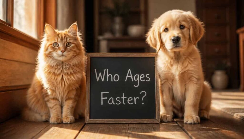 are cat years the same as dog years​