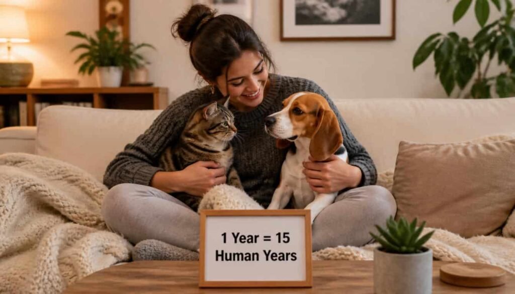 are cat years the same as dog years​